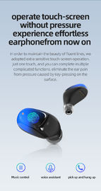 Touch-Screen Wireless Stereo Bluetooth Earphone New Upgrade 5.0 Chip ES01